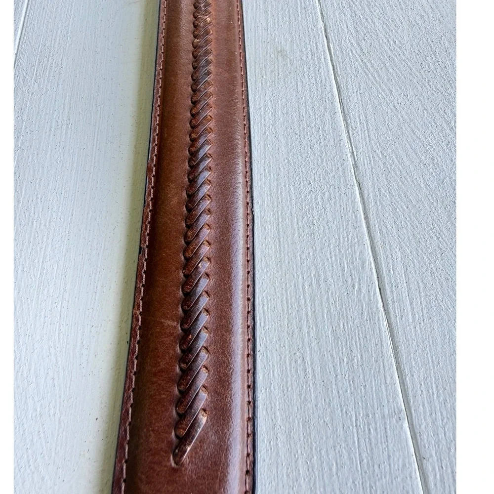 Nocona Belt Co Mens Brown Leather Western Belt Size 38 N2417202